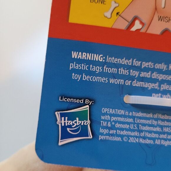 NEW OPERATION Plush DOG TugToy with Red Polka Dot Shorts SURGERY NWT - Picture 7 of 8